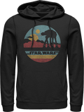 Black AT-AT Silhouette Star Wars Hoodie product image 1