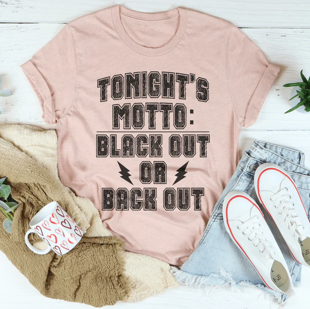 Black Out Or Back Tee product image 5