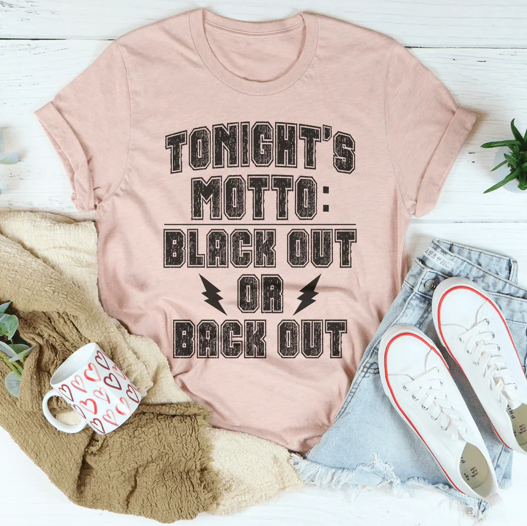 Black Out Or Back Tee product image 5