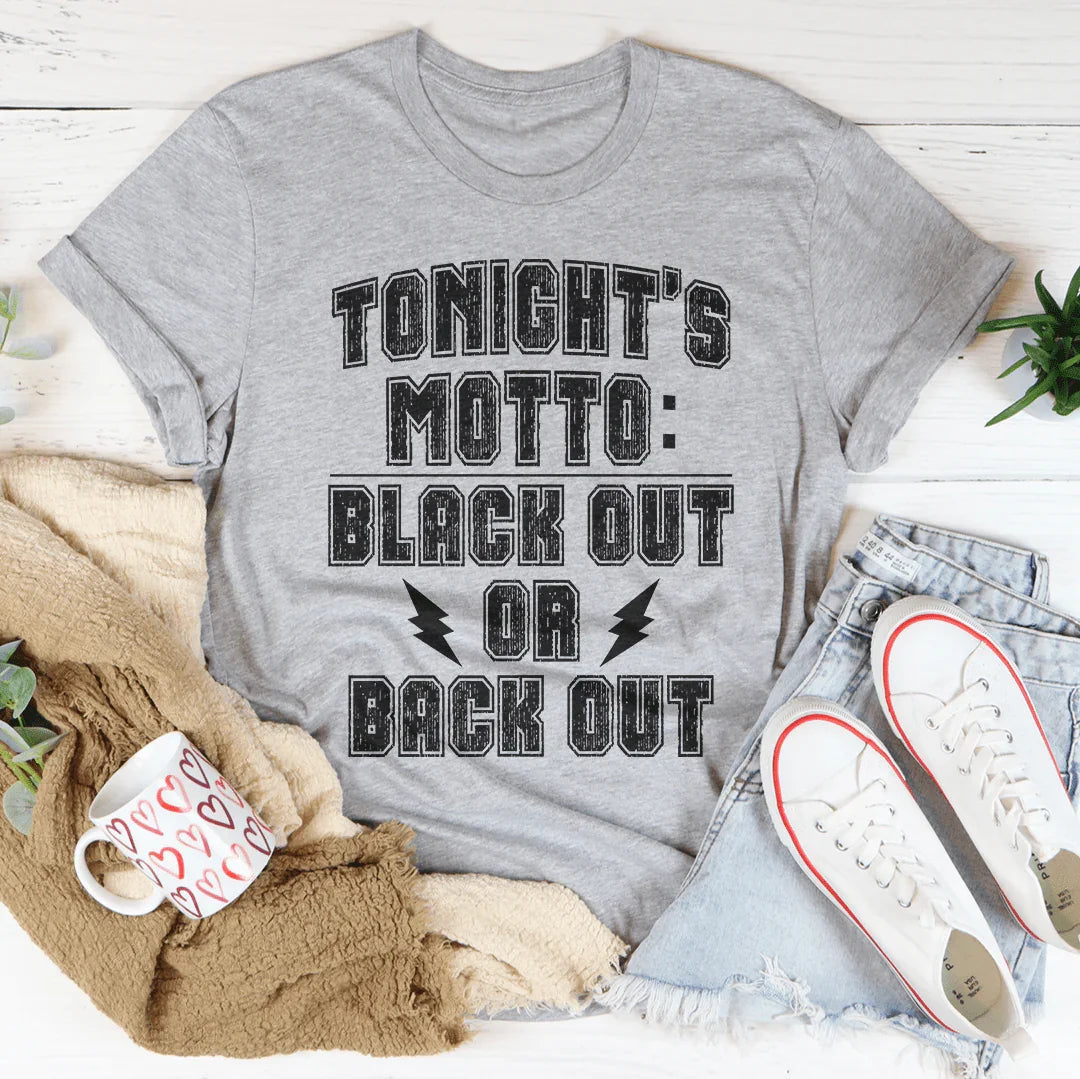 Black Out Or Back Tee product image 3