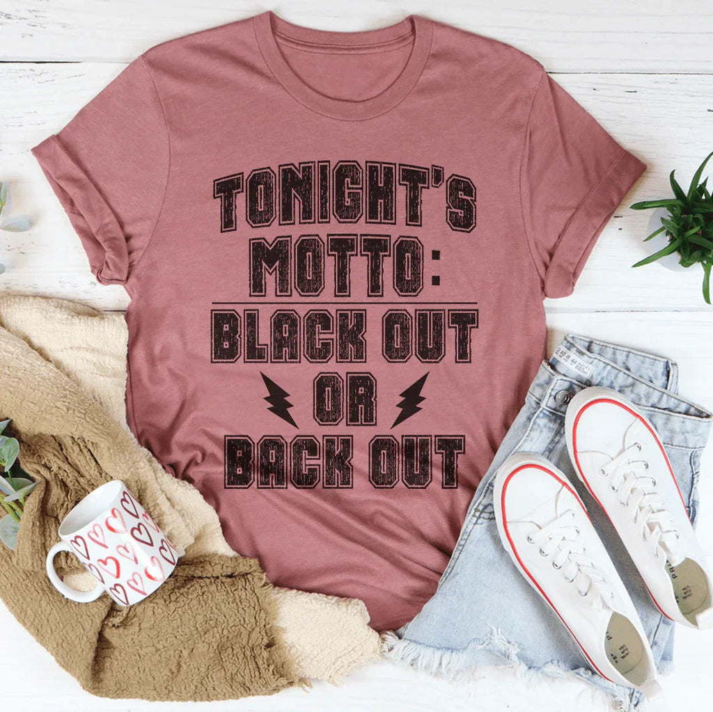 Black Out Or Back Tee product image 4