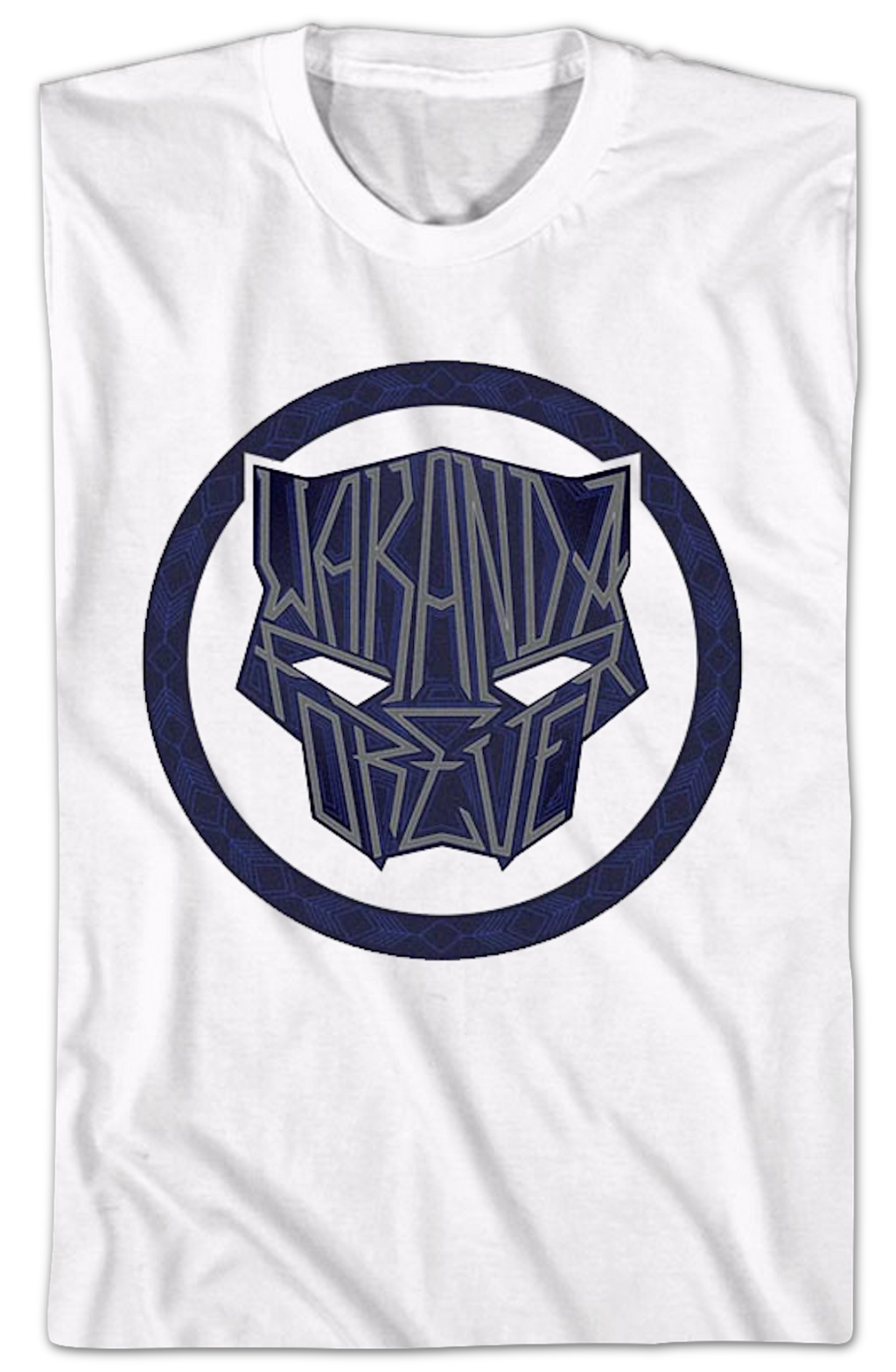 Black Panther Wakanda Forever Text Marvel Comics T-Shirt product image 2