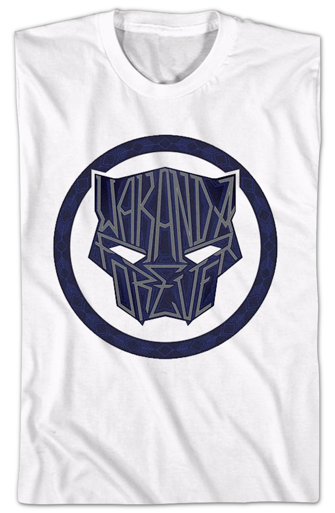 Black Panther Wakanda Forever Text Marvel Comics T-Shirt product image 2