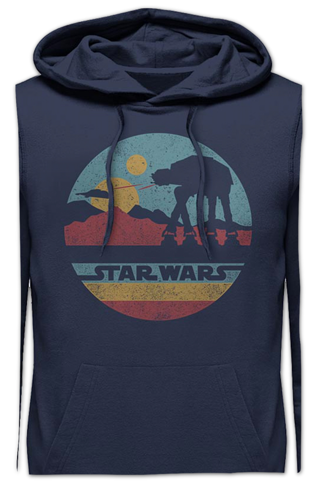 Blue AT-AT Silhouette Star Wars Hoodie product image 2