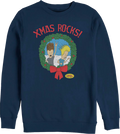 Blue Xmas Rocks Beavis And Butt-Head Sweatshirt product image 1