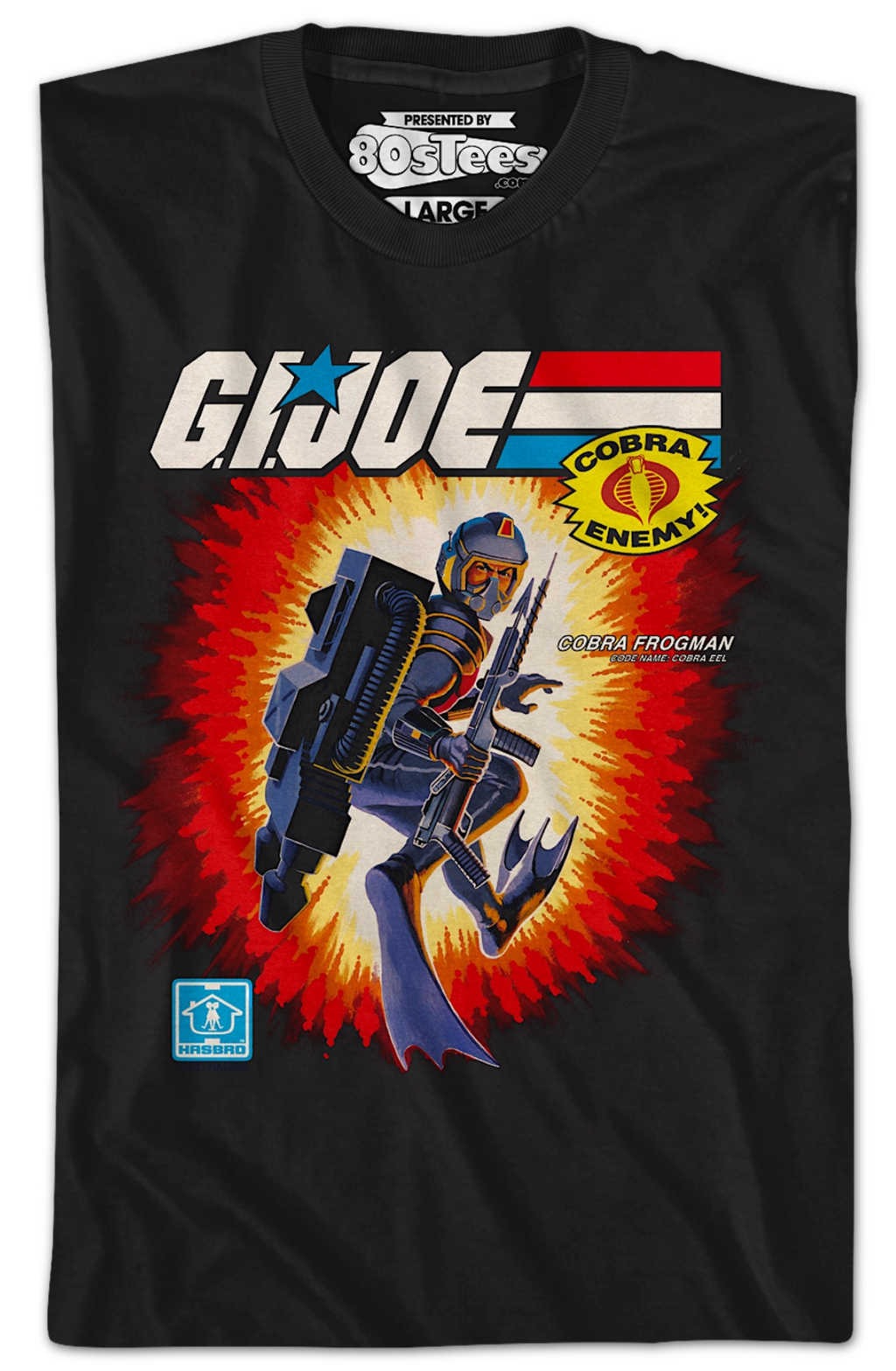 Box Art Cobra Frogman GI Joe T-Shirt product image 2