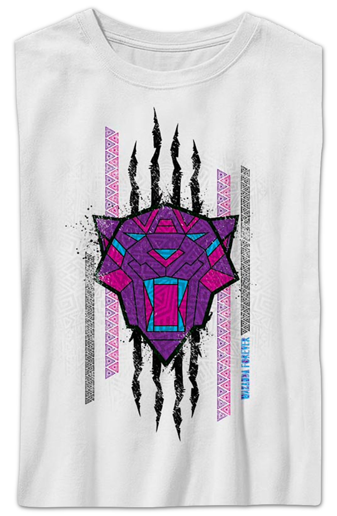 Boys Youth Clawed Sketch Black Panther Wakanda Forever Shirt product image 2