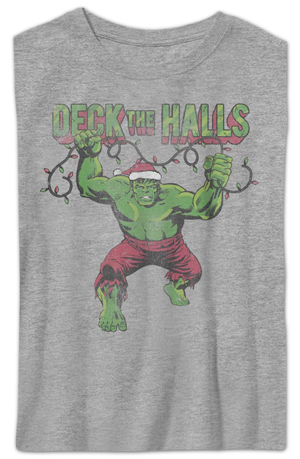Boys Youth Incredible Hulk Deck The Halls Marvel Comics product image 2