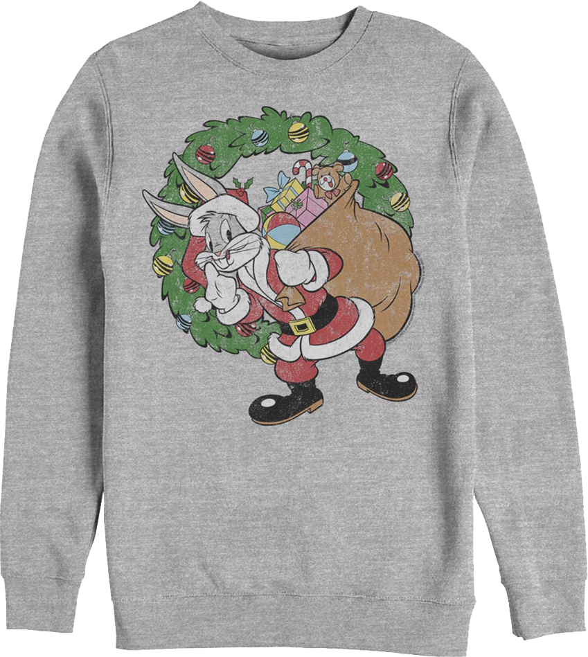 Bugs Bunny Santa Claus Looney Tunes Sweatshirt product image 1