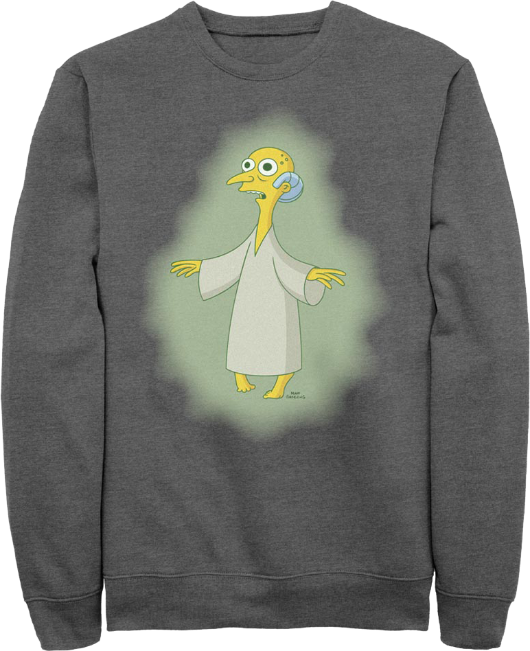 Burns Files The Simpsons Sweatshirt product image 1
