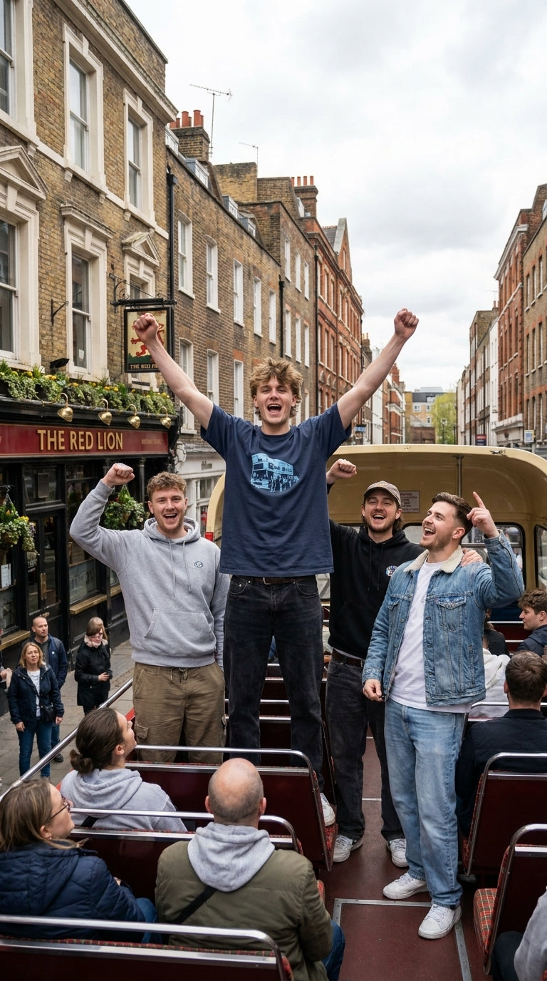 Bus Wankers T-Shirt | Inbetweeners Inspired Funny Tee product image 5
