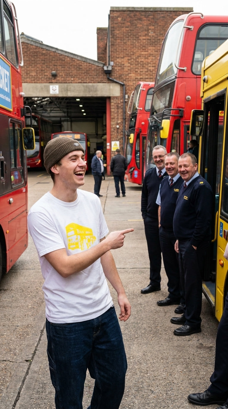Bus Wankers T-Shirt | Inbetweeners Inspired Funny Tee product image 2