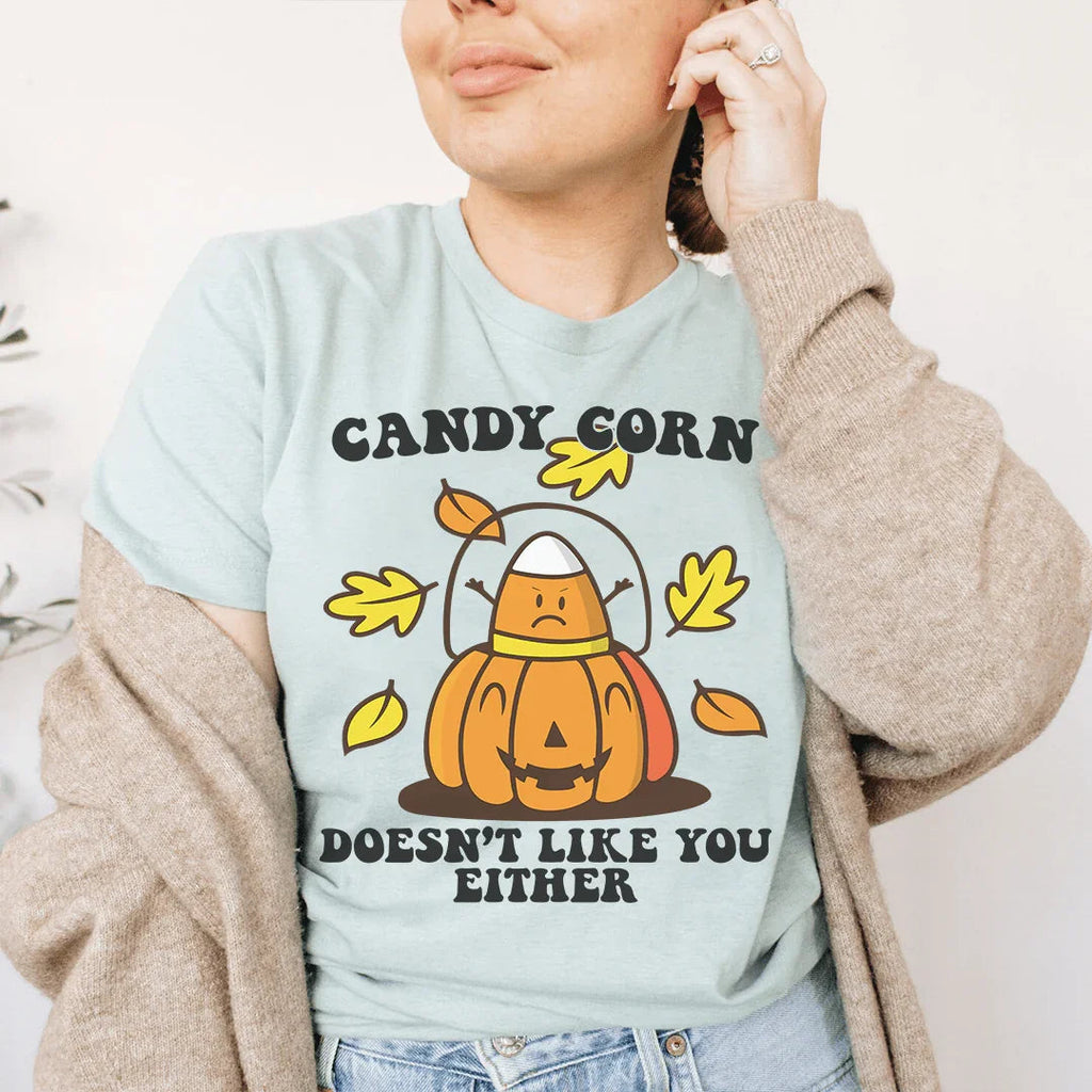 Candy Corn Doesn't Like You Either Tee product image 1