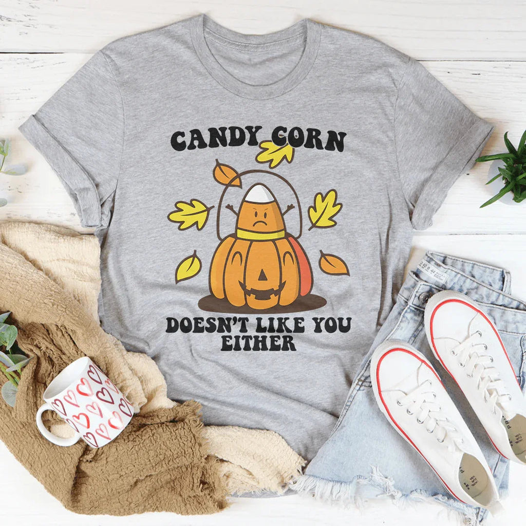 Candy Corn Doesn't Like You Either Tee product image 3