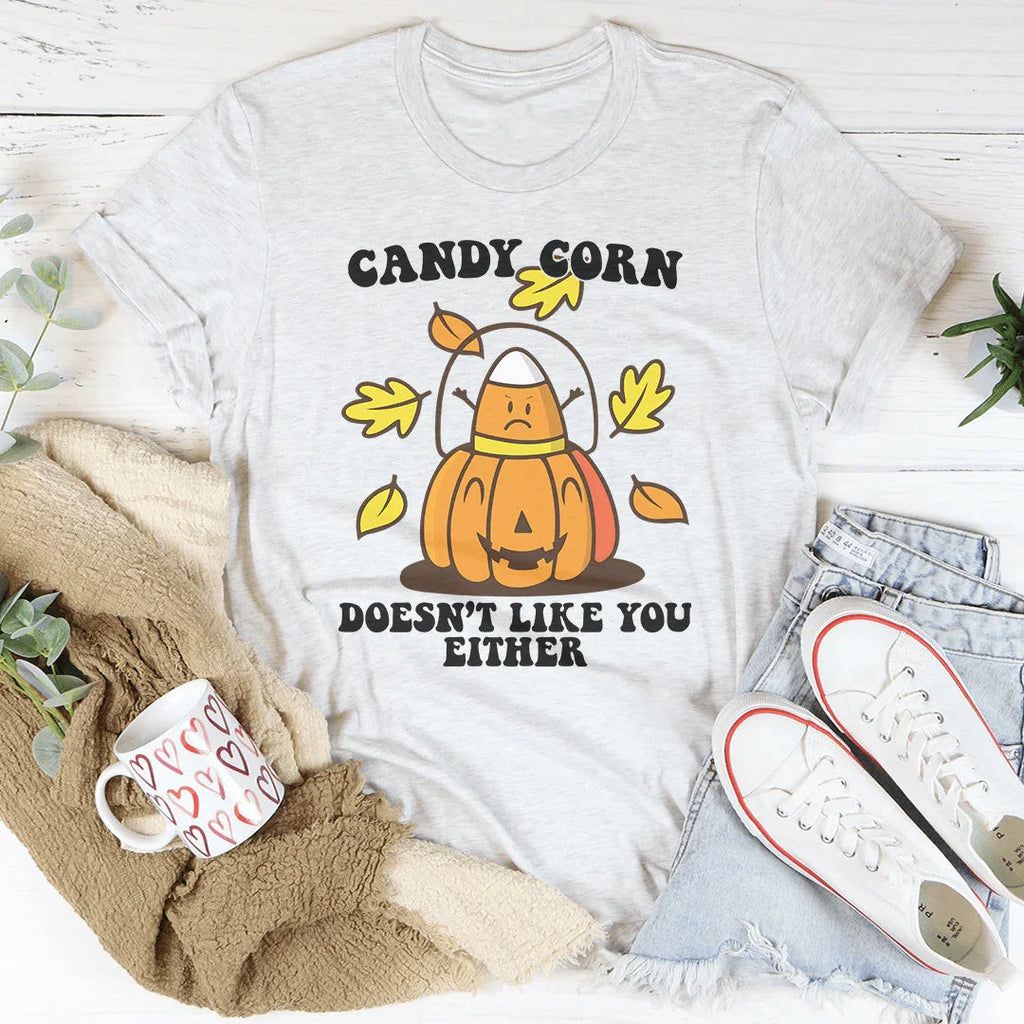 Candy Corn Doesn't Like You Either Tee product image 4