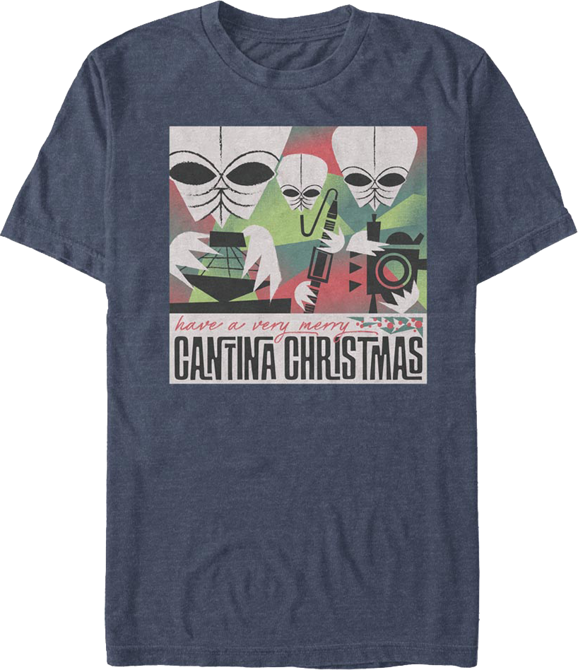 Cantina Christmas Star Wars T-Shirt product image 1