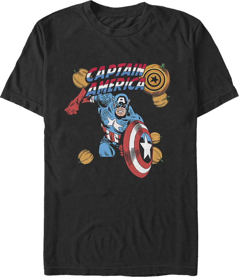 Captain America Halloween Marvel Comics T-Shirt product image 1