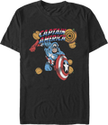 Captain America Halloween Marvel Comics T-Shirt product image 1
