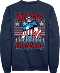 Captain America Merry Christmas Faux Ugly Sweater Marvel product image 1