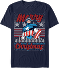 Captain America Merry Christmas Faux Ugly Sweater Marvel product image 1