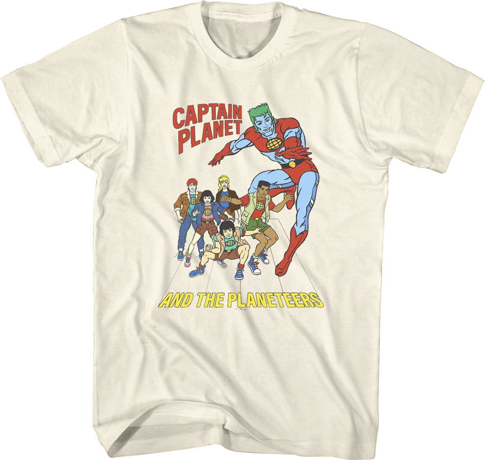 Captain Planet And The Planeteers T-Shirt product image 1
