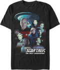 Cast Collage Star Trek The Next Generation T-Shirt product image 1
