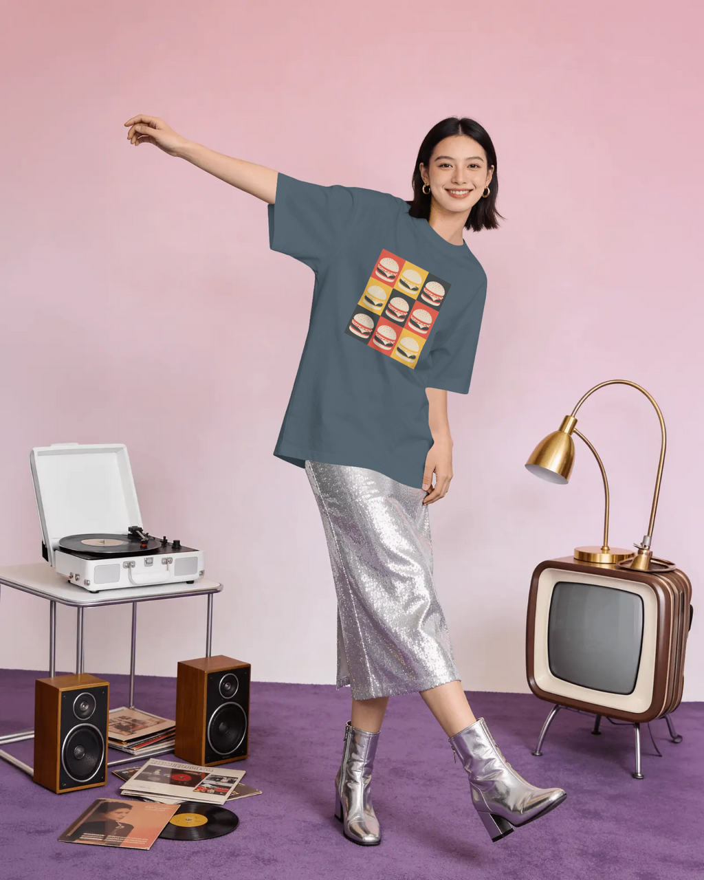 Char B. Burger Pop Art T-Shirt product image 2