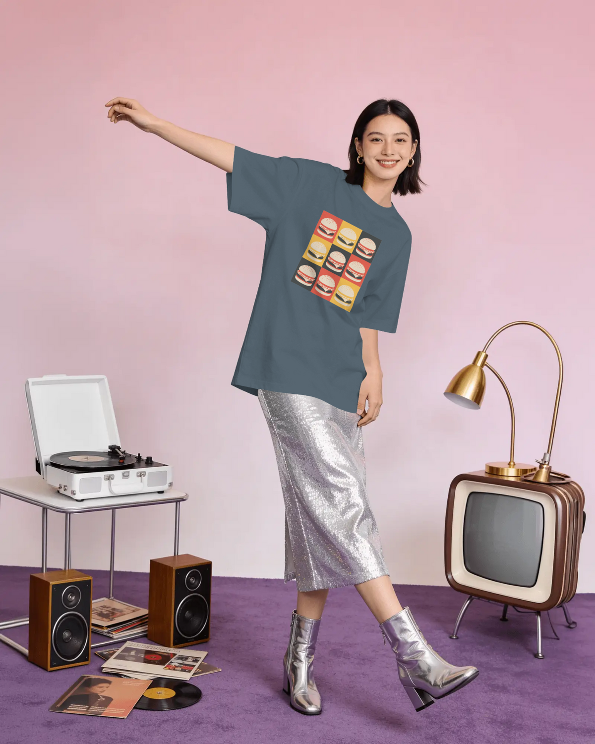 Char B. Burger Pop Art T-Shirt product image 2