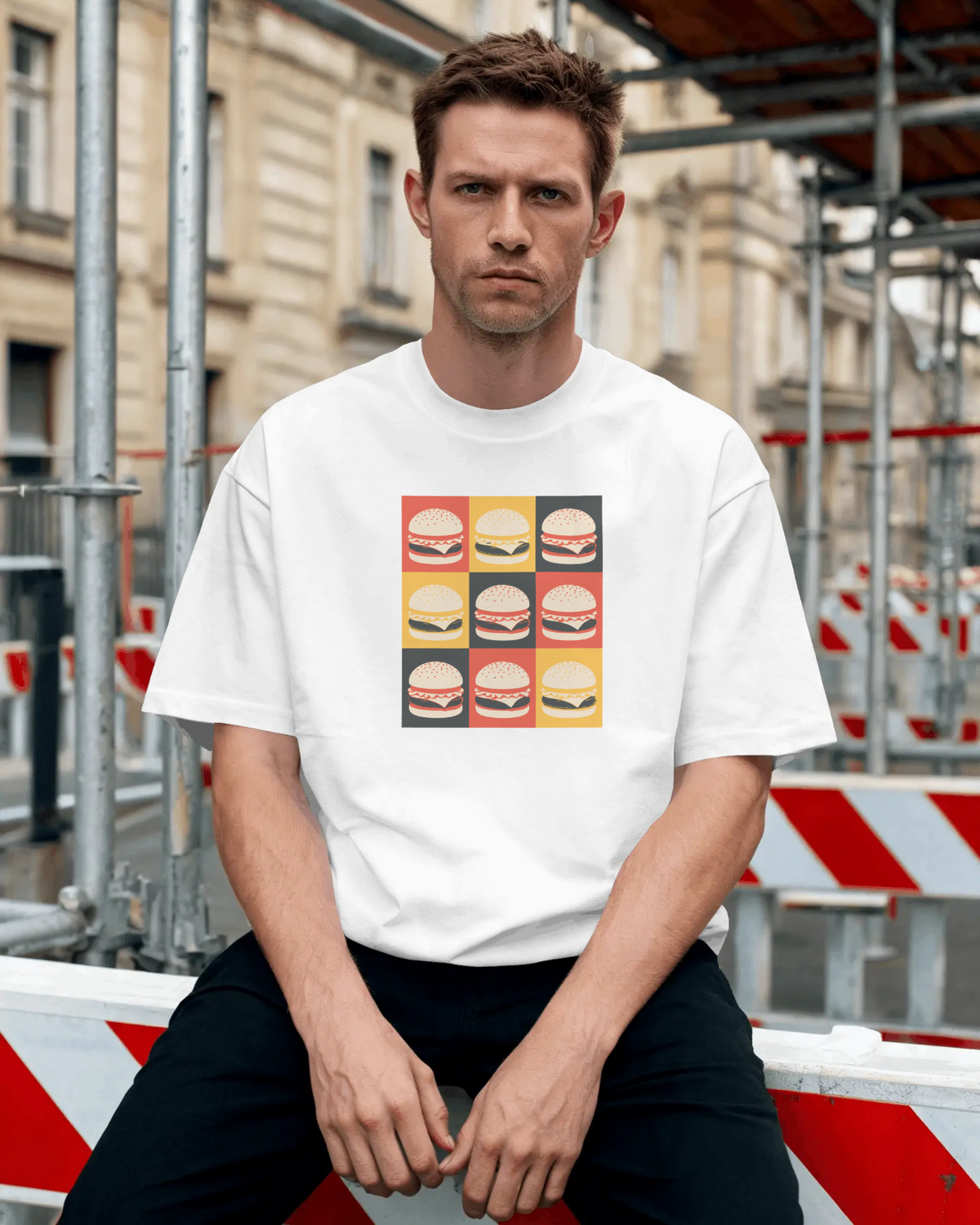 Char B. Burger Pop Art T-Shirt product image 1