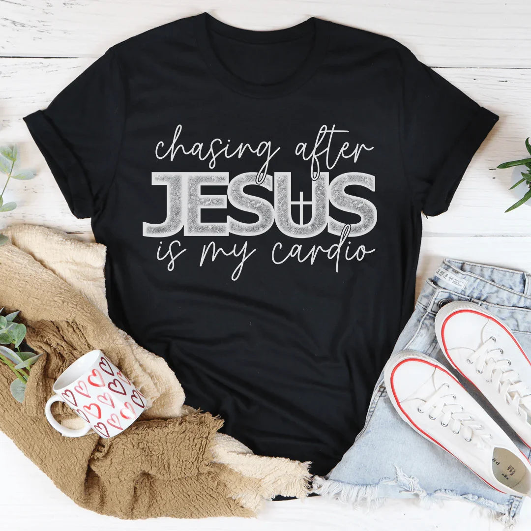 Chasing After Jesus Is My Cardio Tee product image 4