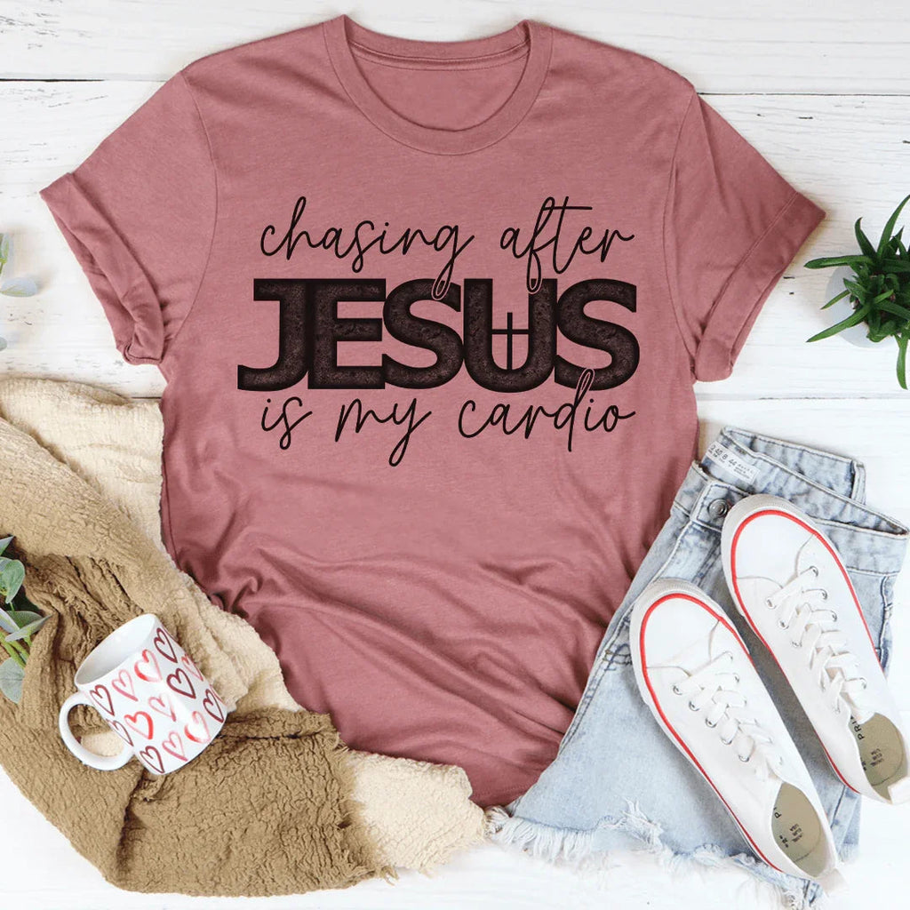 Chasing After Jesus Is My Cardio Tee product image 2
