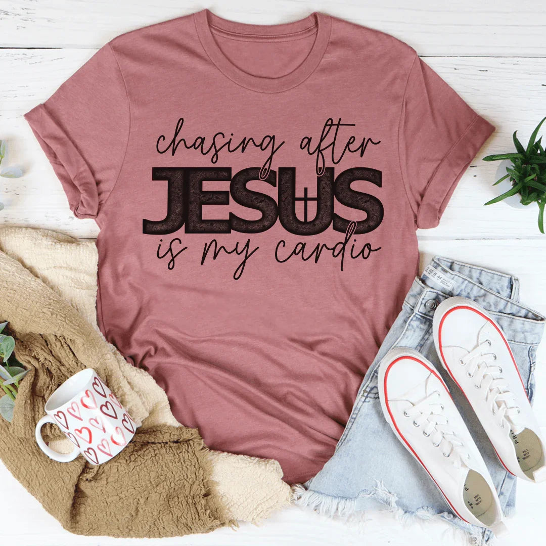 Chasing After Jesus Is My Cardio Tee product image 2
