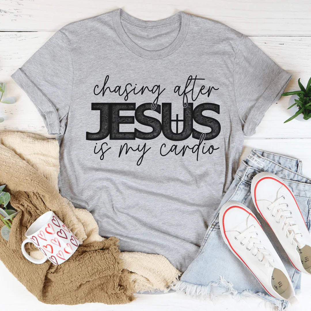 Chasing After Jesus Is My Cardio Tee product image 3