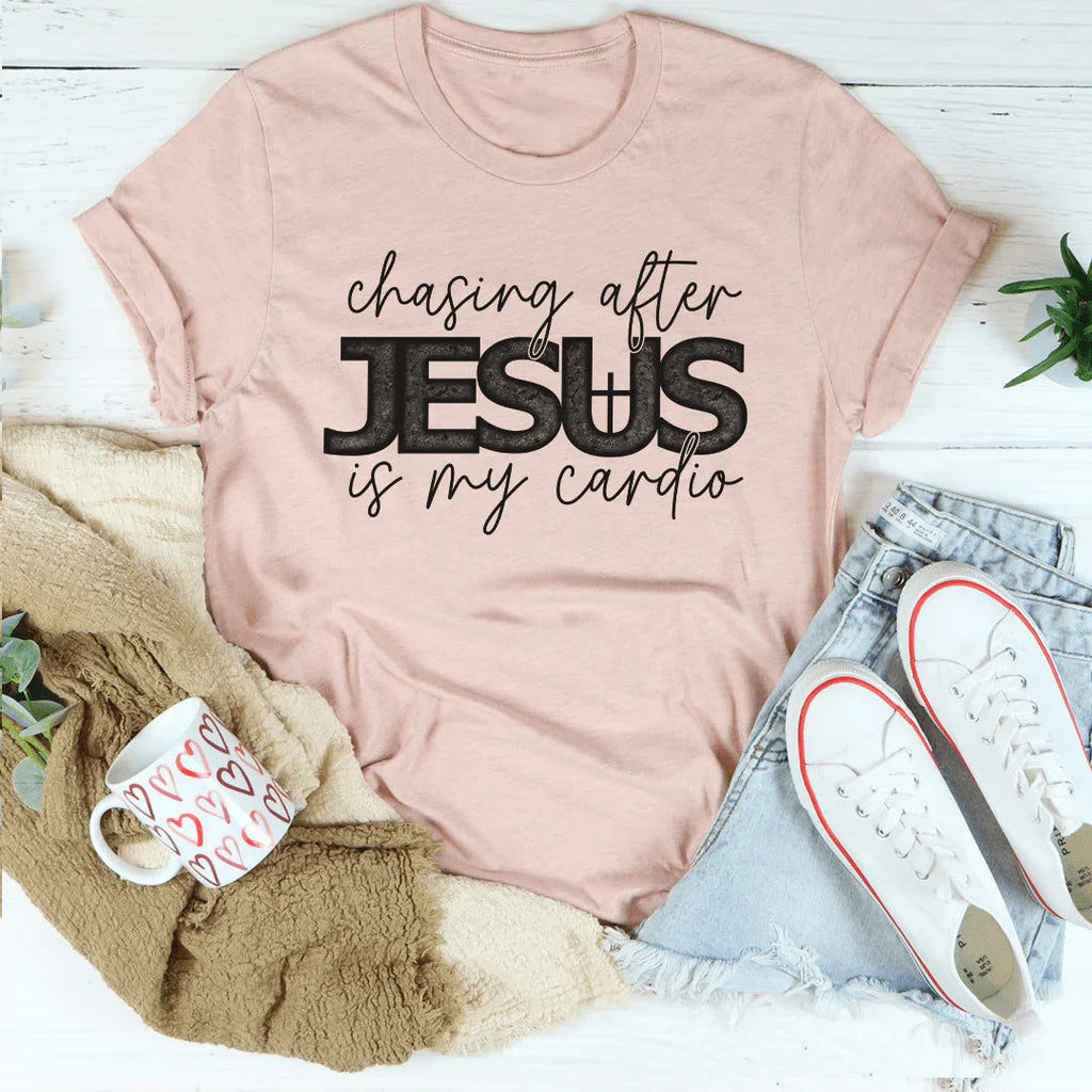 Chasing After Jesus Is My Cardio Tee product image 1