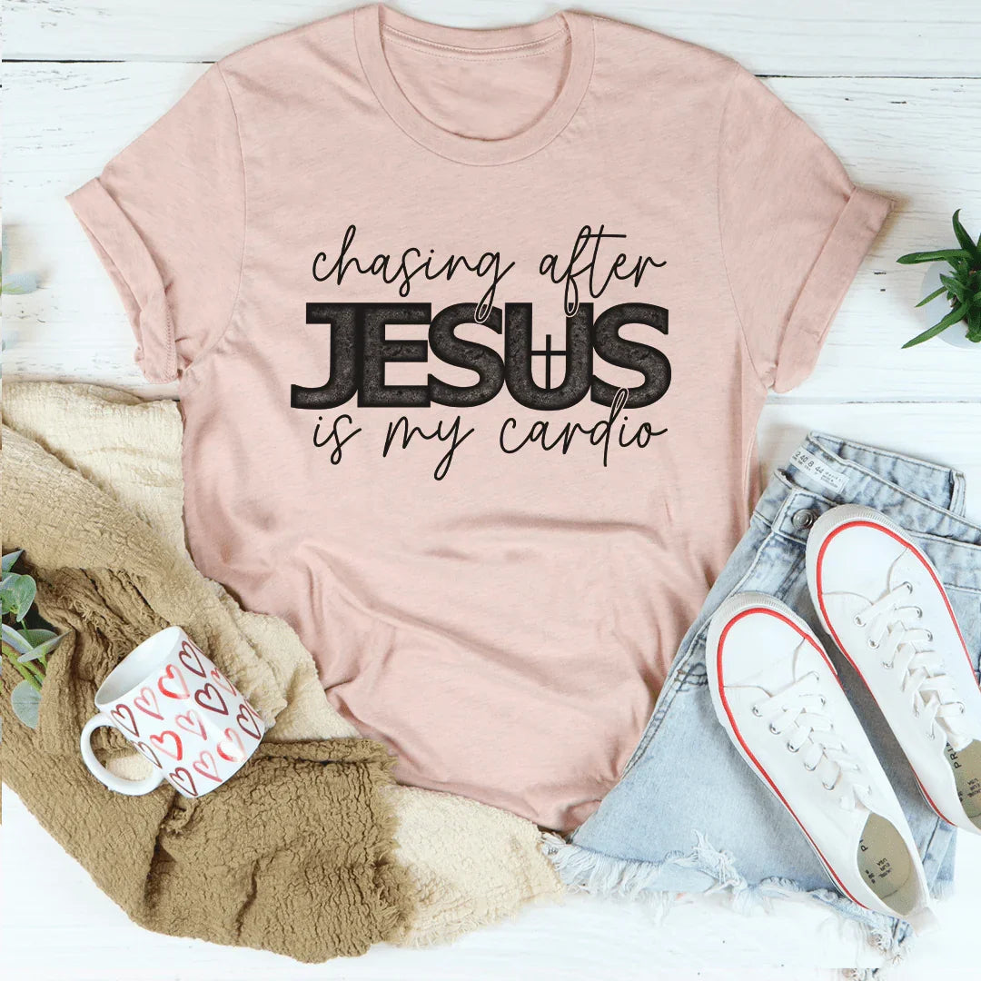 Chasing After Jesus Is My Cardio Tee product image 1