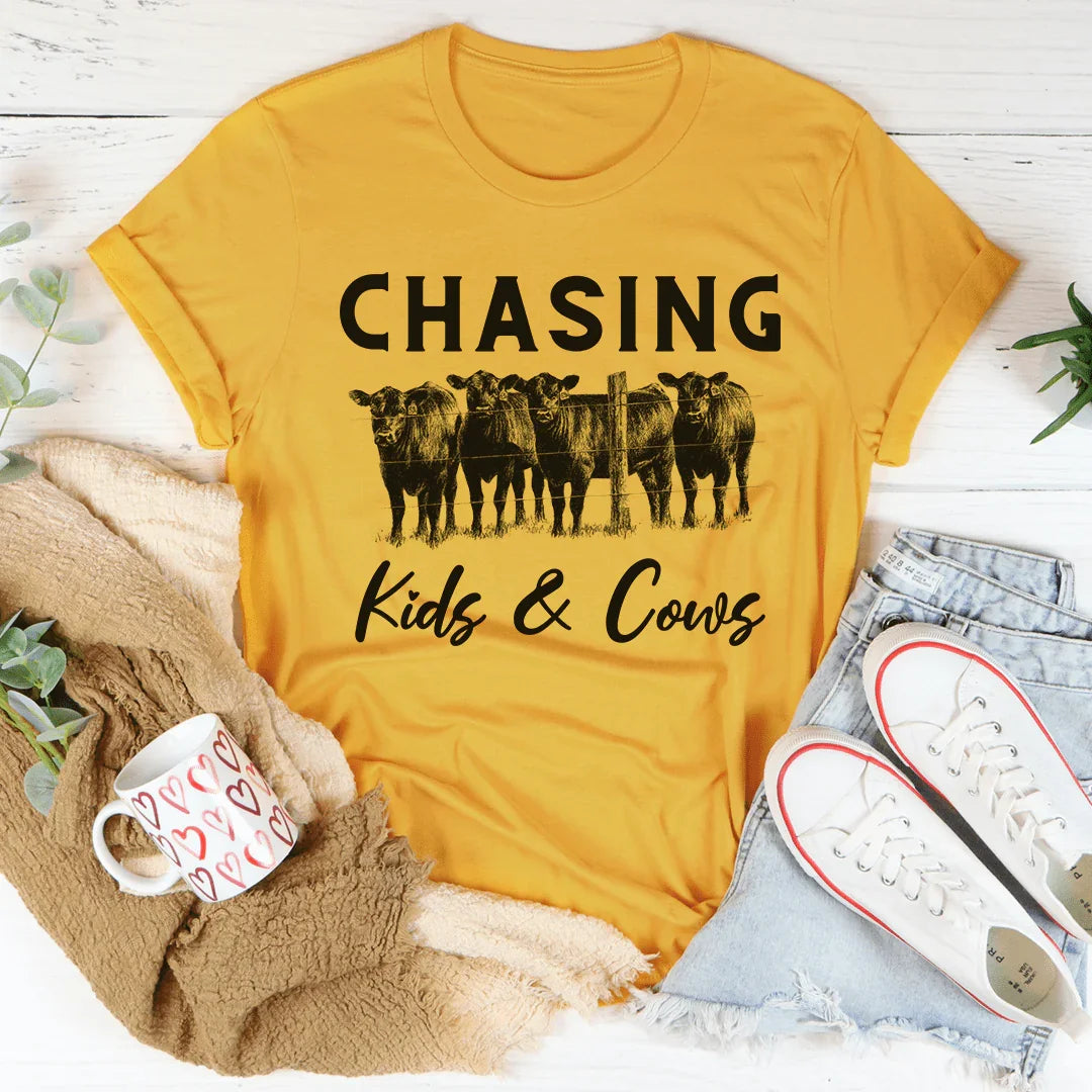 Chasing Kids & Cows Tee product image 2