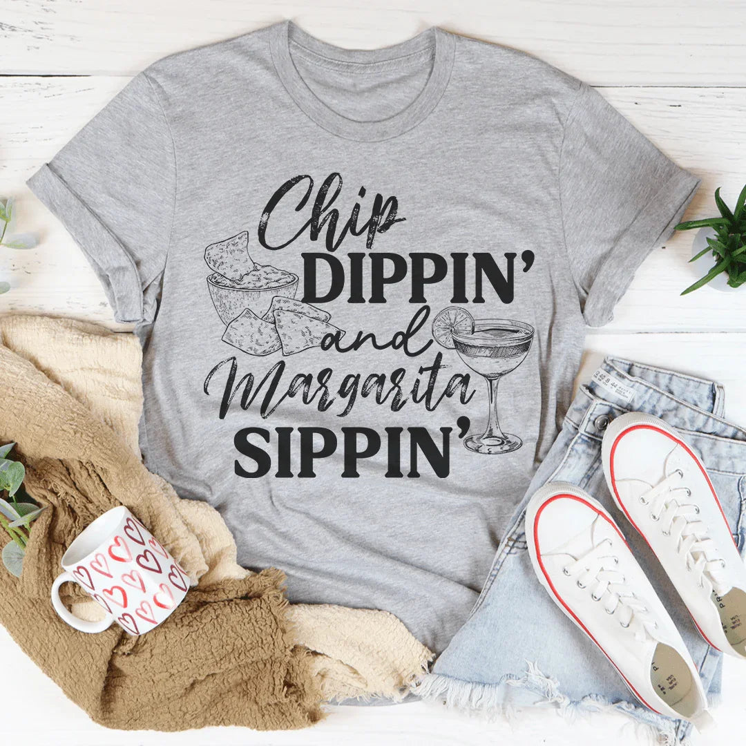 Chip Dippin' And Margarita Sippin' Tee product image 2