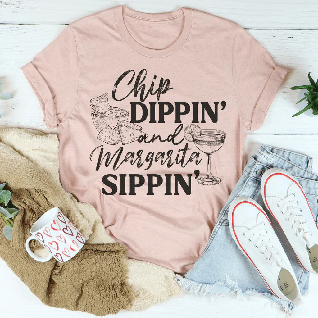 Chip Dippin' And Margarita Sippin' Tee product image 4