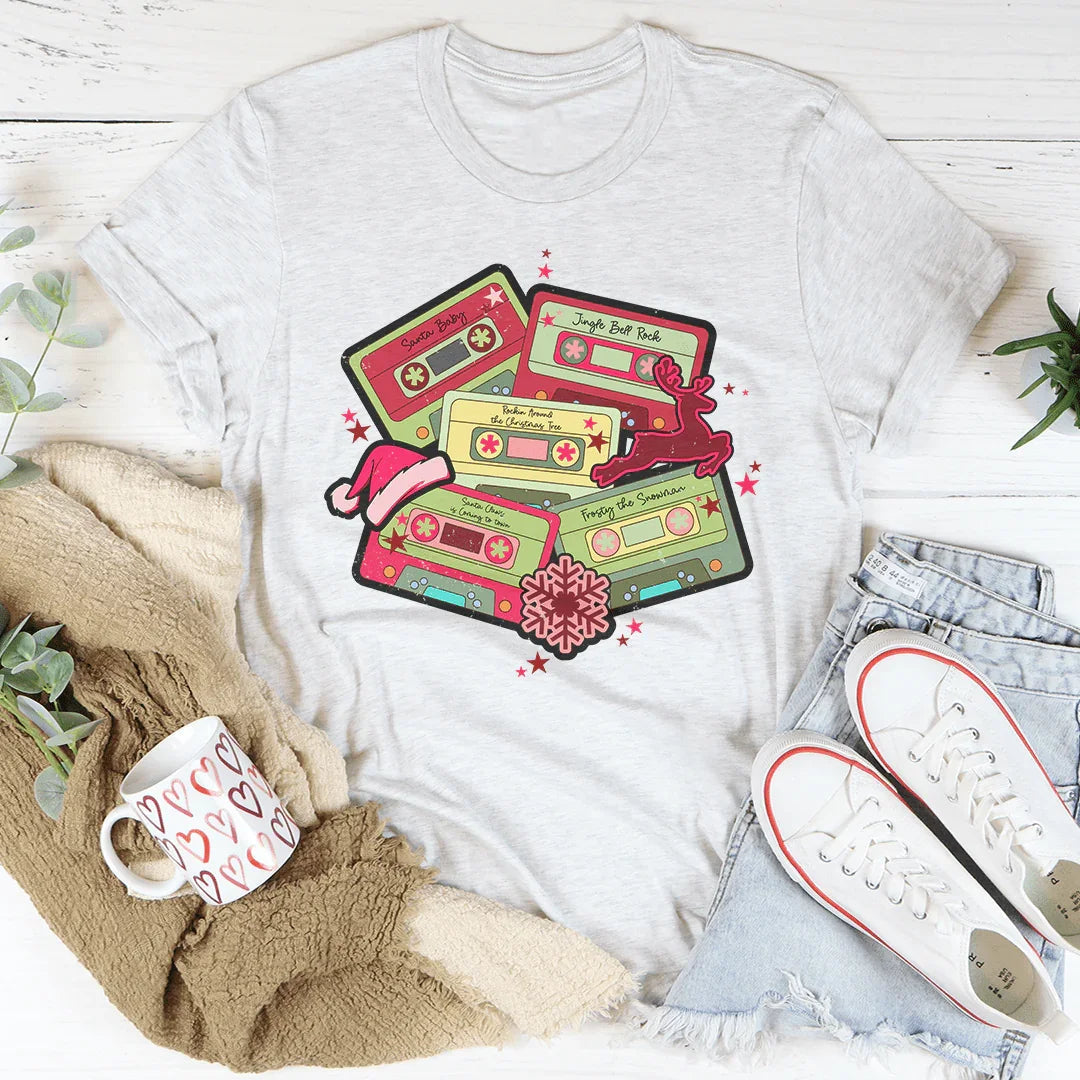 Christmas Cassettes Tee product image 2