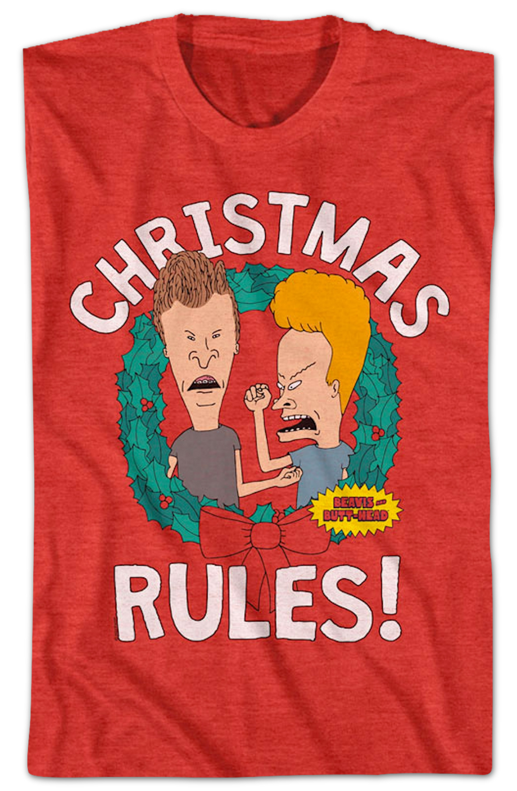 Christmas Rules Beavis And Butt-Head T-Shirt product image 2