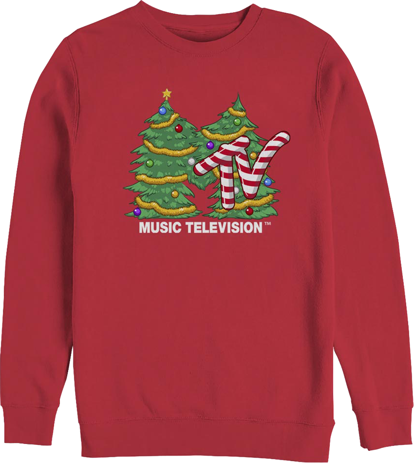 Christmas Tree Logo MTV Sweatshirt product image 1