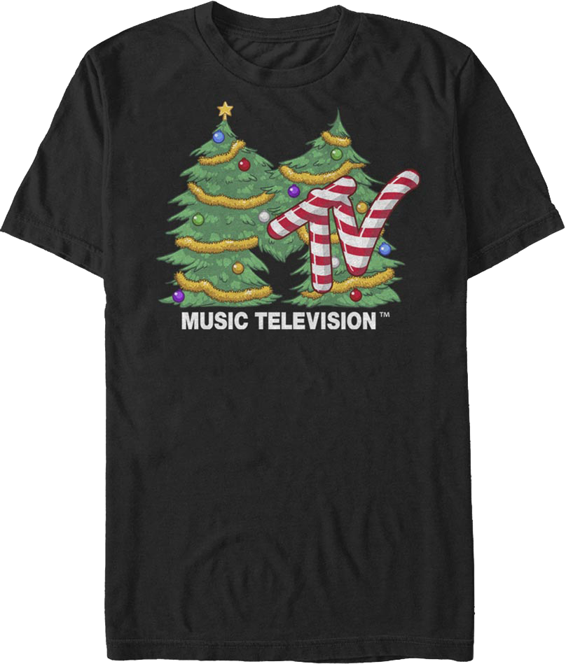Christmas Tree Logo MTV T-Shirt product image 1