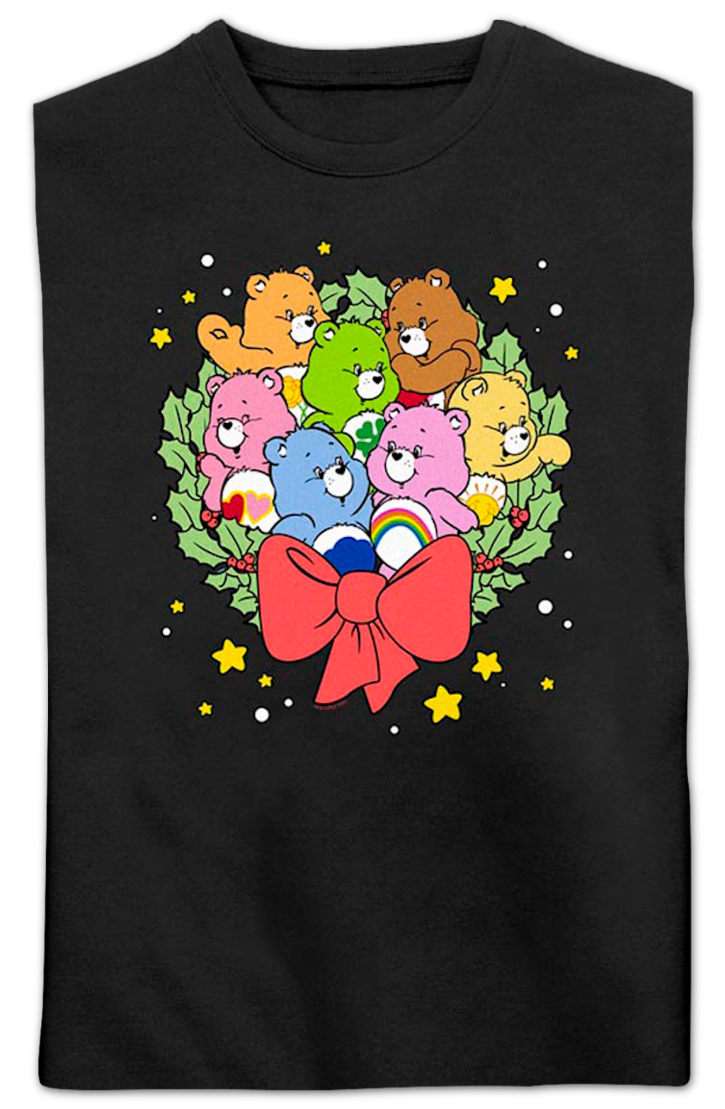Christmas Wreath Care Bears Sweatshirt product image 2
