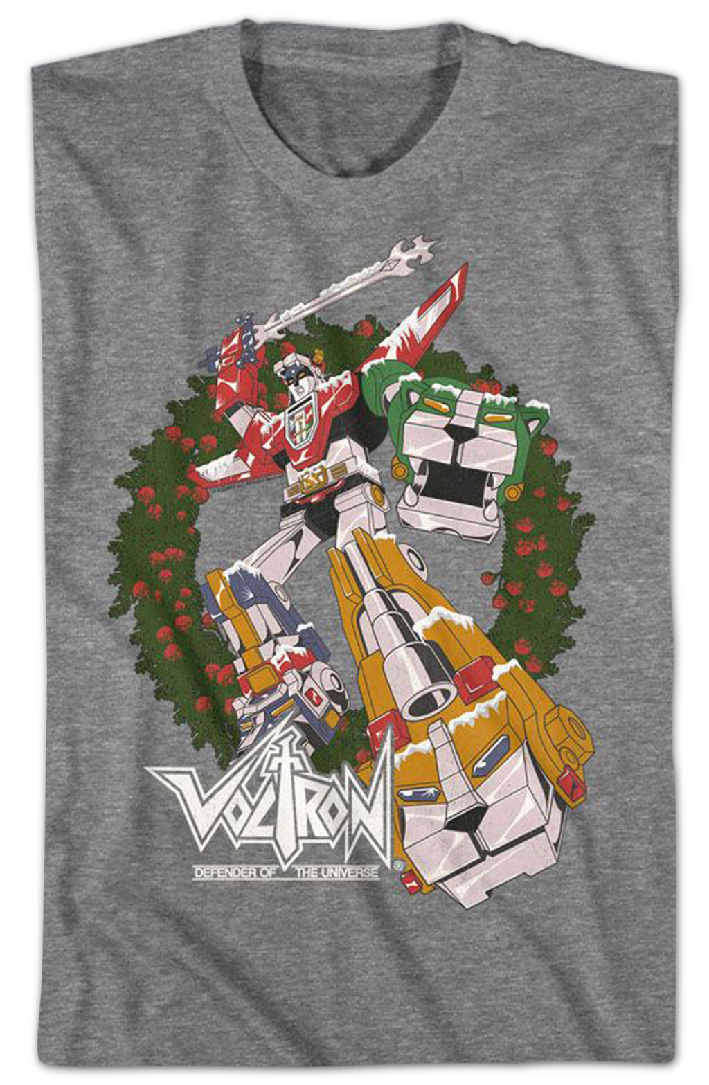 Christmas Wreath Voltron T-Shirt product image 2