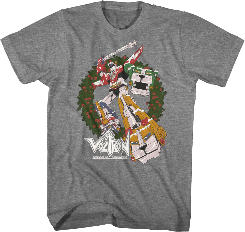 Christmas Wreath Voltron T-Shirt product image 1
