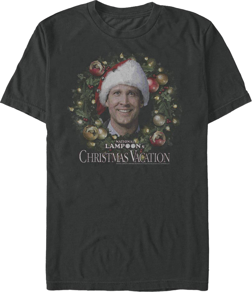 Clark Griswold Wreath Christmas Vacation T-Shirt product image 1