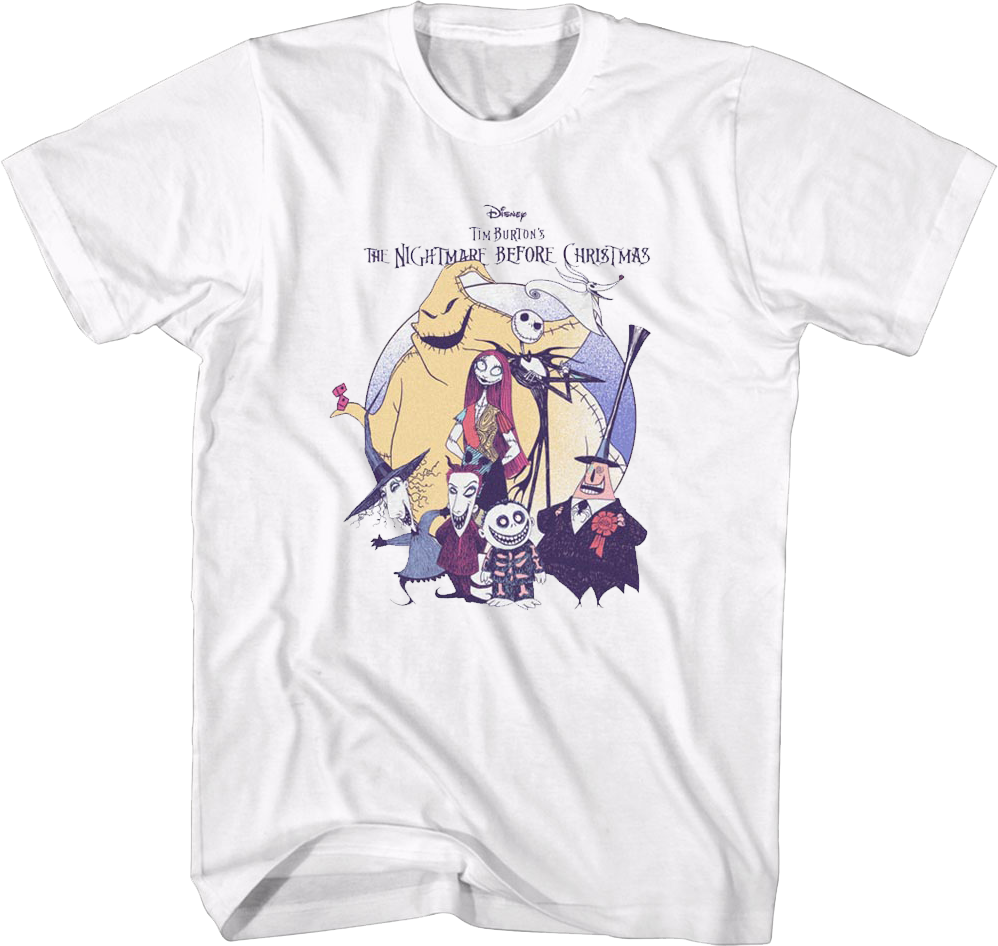 Classic Characters Nightmare Before Christmas T-Shirt product image 1