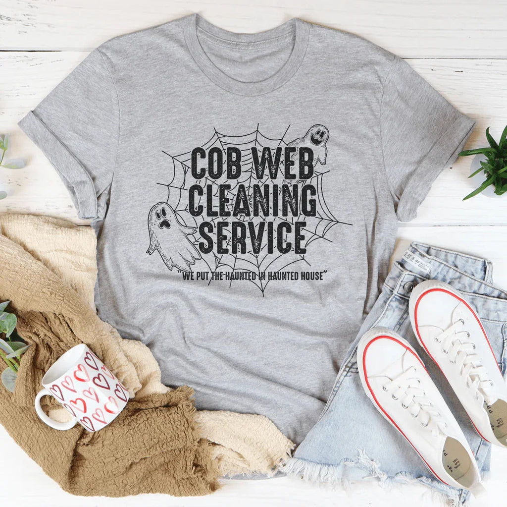 Cob Web Cleaning Service Tee product image 2