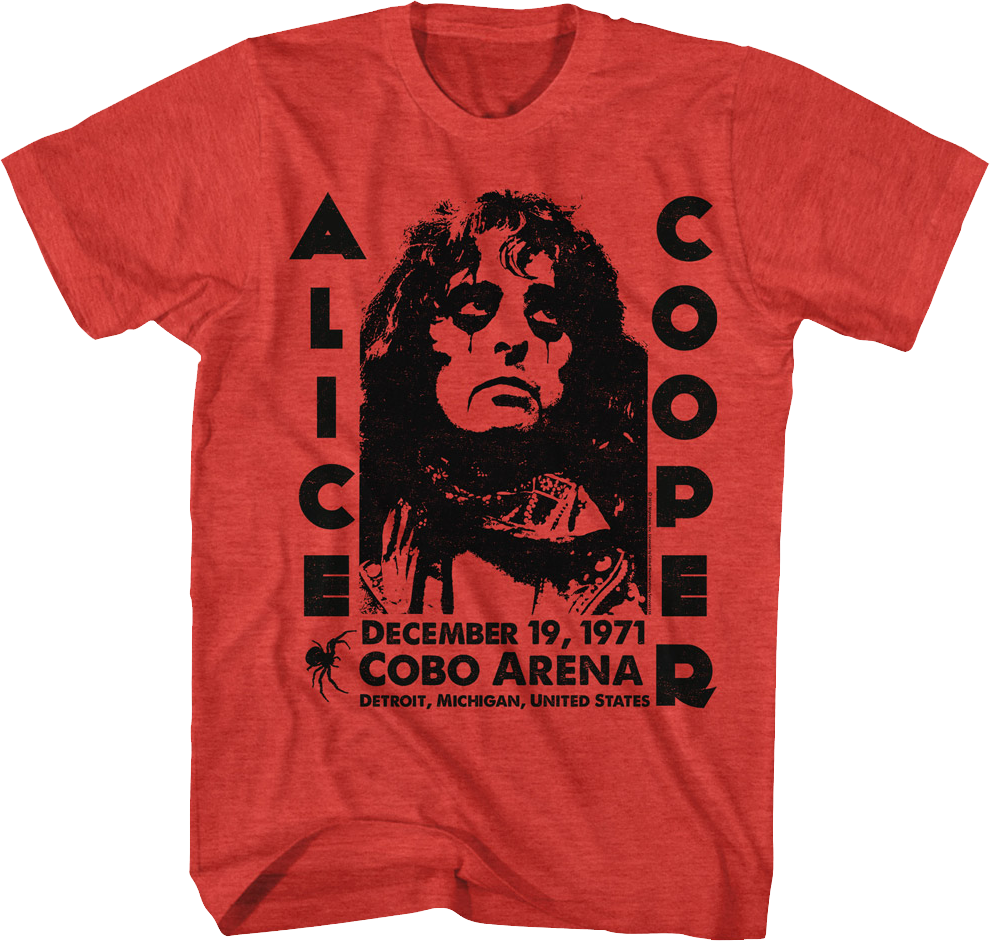 Cobo Arena Alice Cooper T-Shirt product image 1