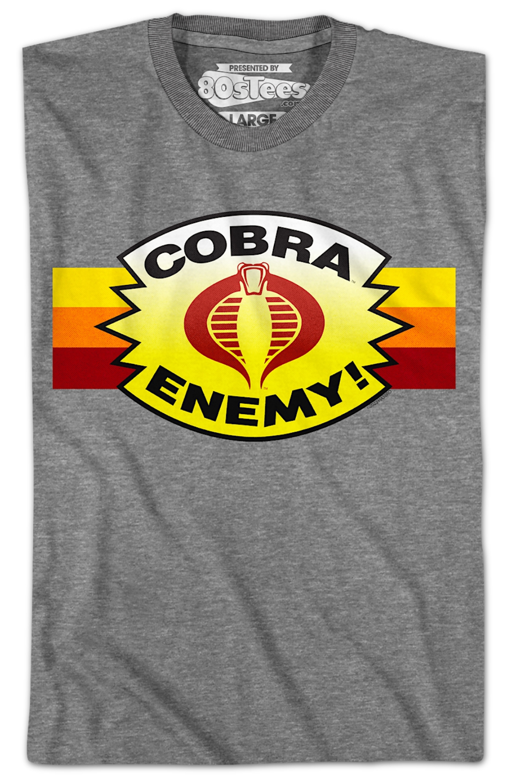 Cobra Enemy Stripes GI Joe T-Shirt product image 2